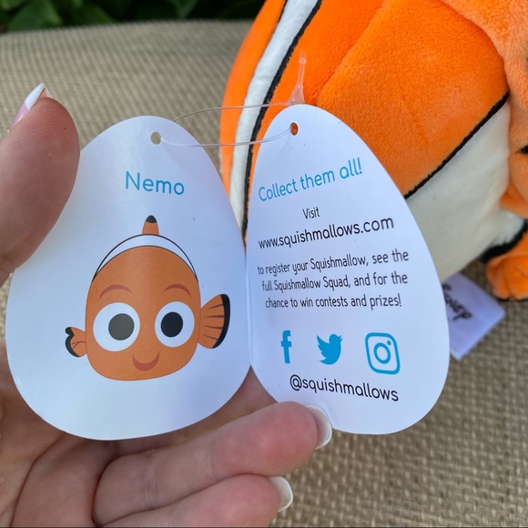 DISNEY Squishmallow NEMO 5” NWT - Picture 3 of 5